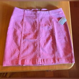 Free People pink size 12 skirt NWT